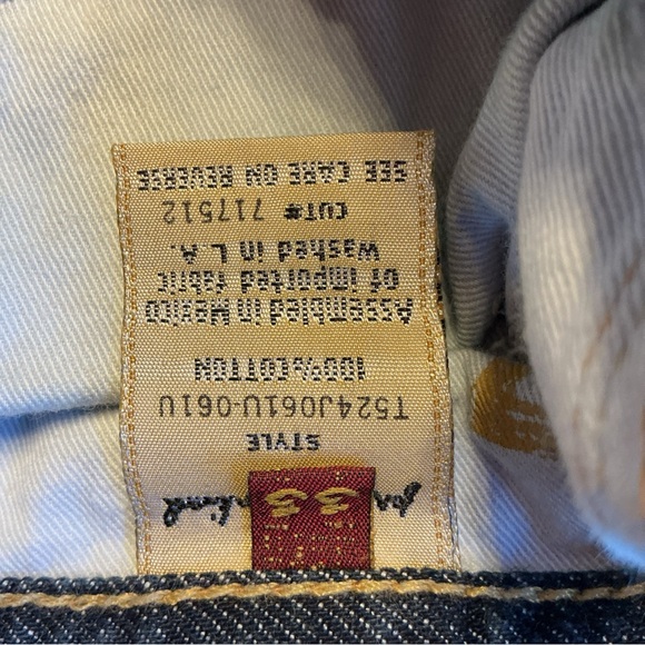 7 For All Mankind Dark Blue Bootcut Jeans Y2K, Vintage Inspired - Picture 3 of 8